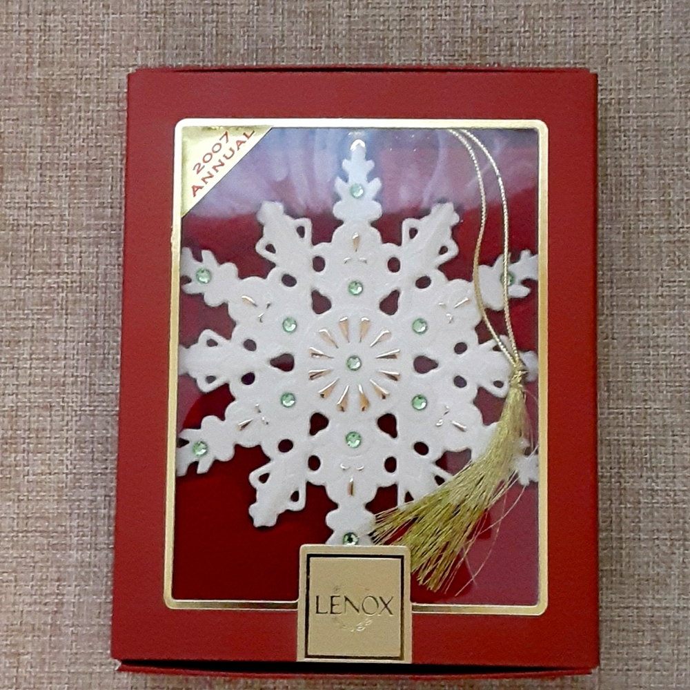 Lennox Christmas ornament